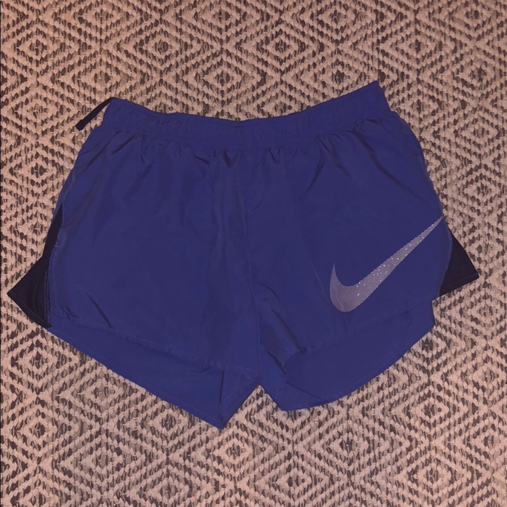 Blue nike shorts